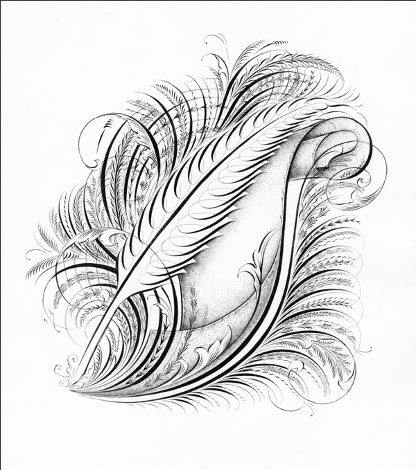 Flourished Quill | ORIGINAL