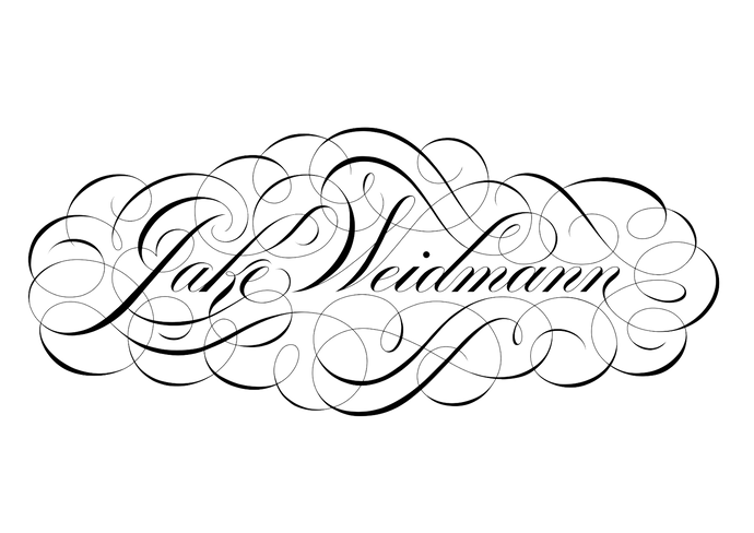 Jake In Calligraphy Calligraphy / Pen and Ink – Jake Weidmann Artist and Master Penman