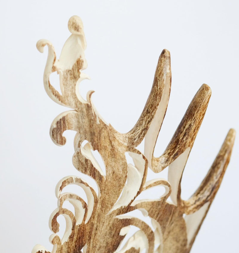 Wilderness | Antler Carving | ORIGINAL
