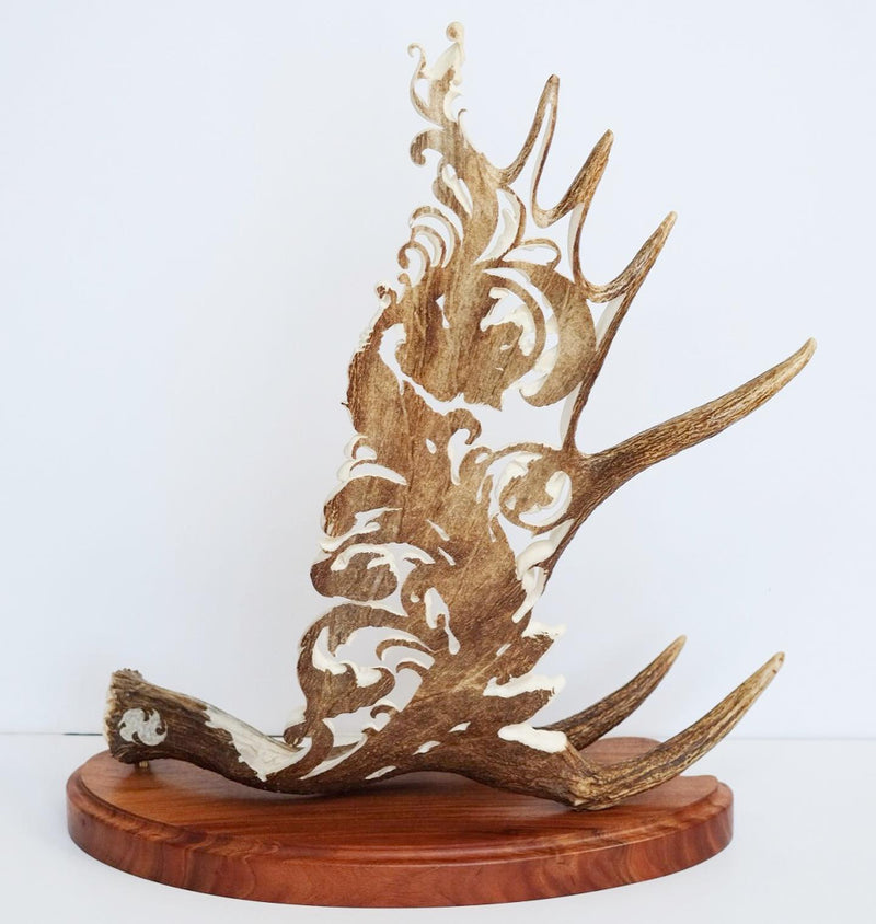Wilderness | Antler Carving | ORIGINAL