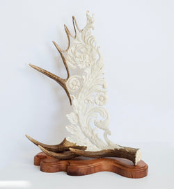 Wilderness | Antler Carving | ORIGINAL